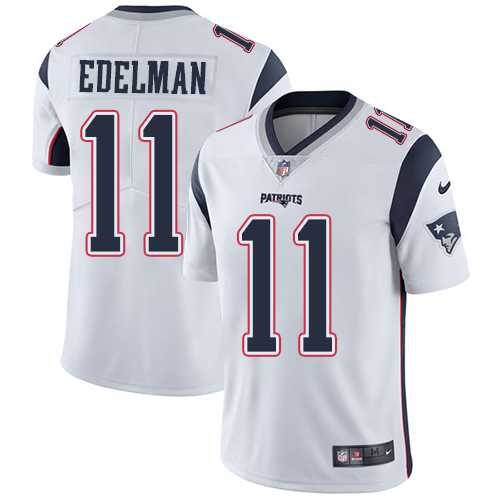 Nike New England Patriots #11 Julian Edelman White NFL Vapor Untouchable Limited Jersey,We sell and wholesale Nike New England Patriots #11 Julian Edelman White NFL Vapor Untouchable Limited Jersey on line form chian!